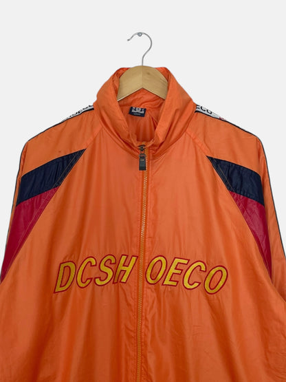 90's DC Shoes Embroidered Vintage Hooded Jacket Size L-XL