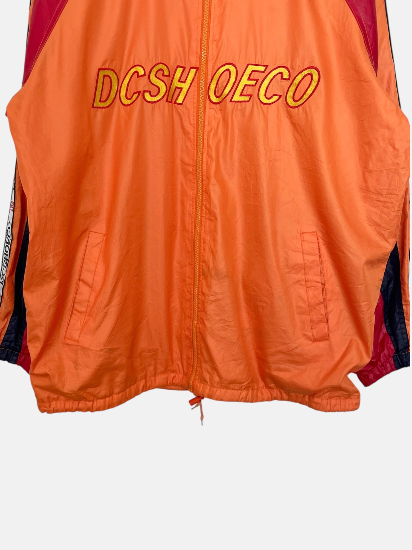 90's DC Shoes Embroidered Vintage Hooded Jacket Size L-XL