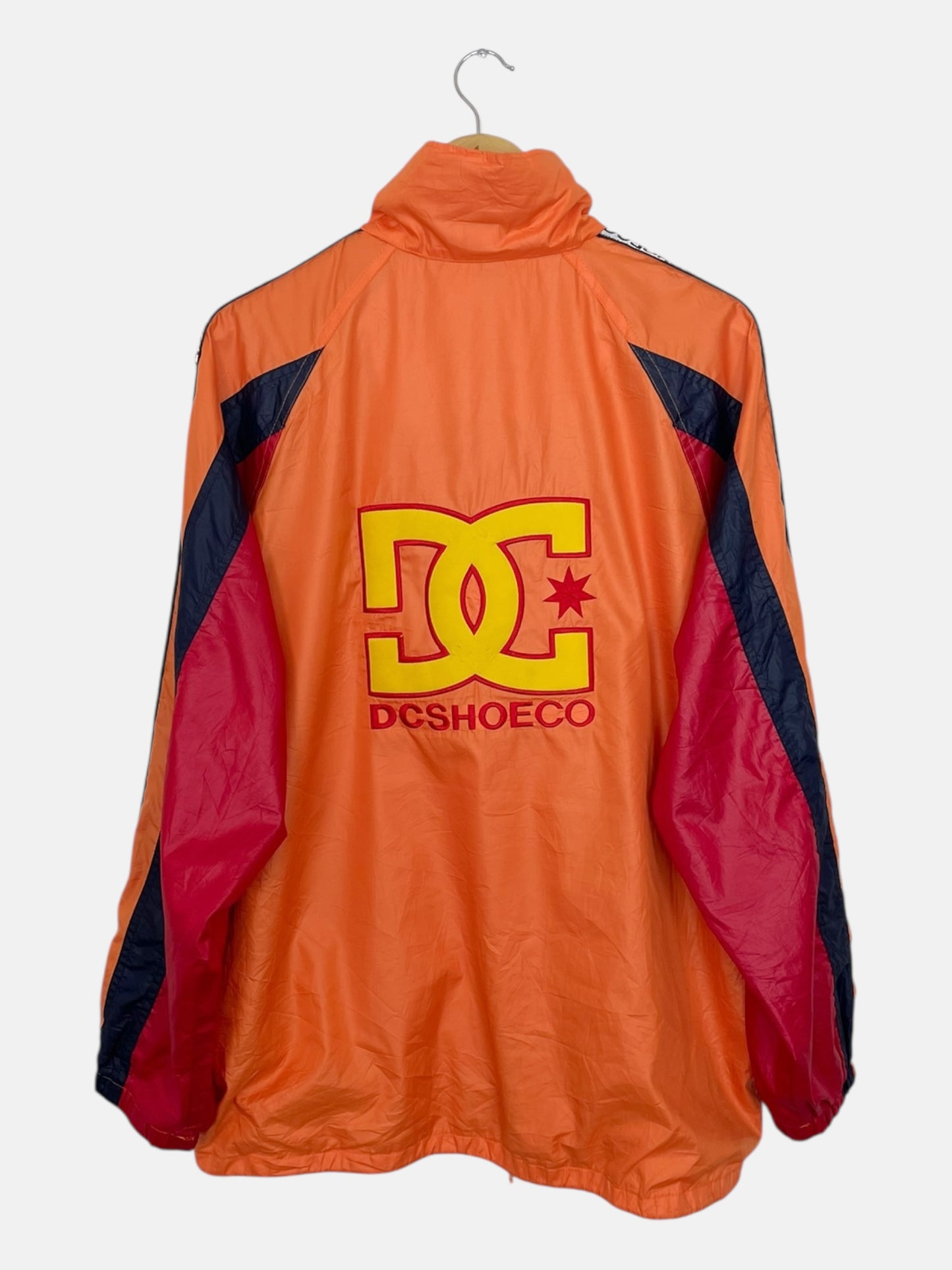 90's DC Shoes Embroidered Vintage Hooded Jacket Size L-XL