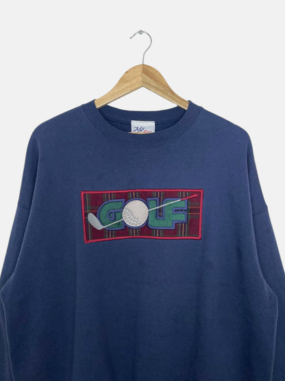 90's Golf Embroidered Vintage Sweatshirt Size L-XL