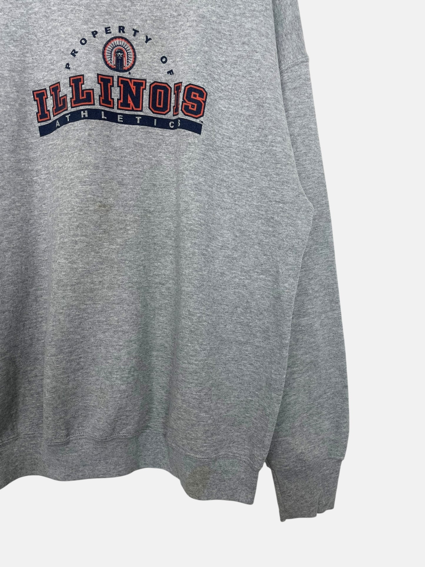 90's Property of Illinois Vintage Sweatshirt Size XL