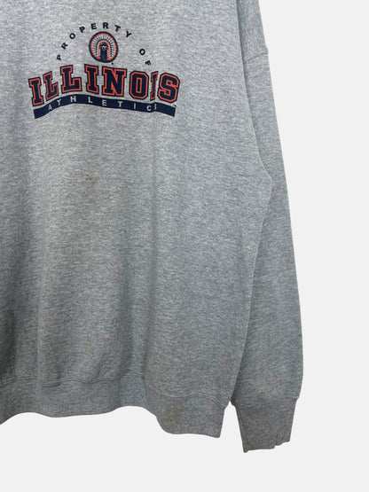 90's Property of Illinois Vintage Sweatshirt Size XL
