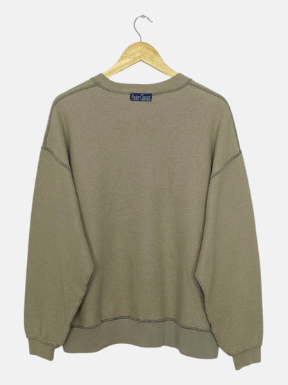 90's Foster Classics Moose Textured Vintage Sweatshirt Size L