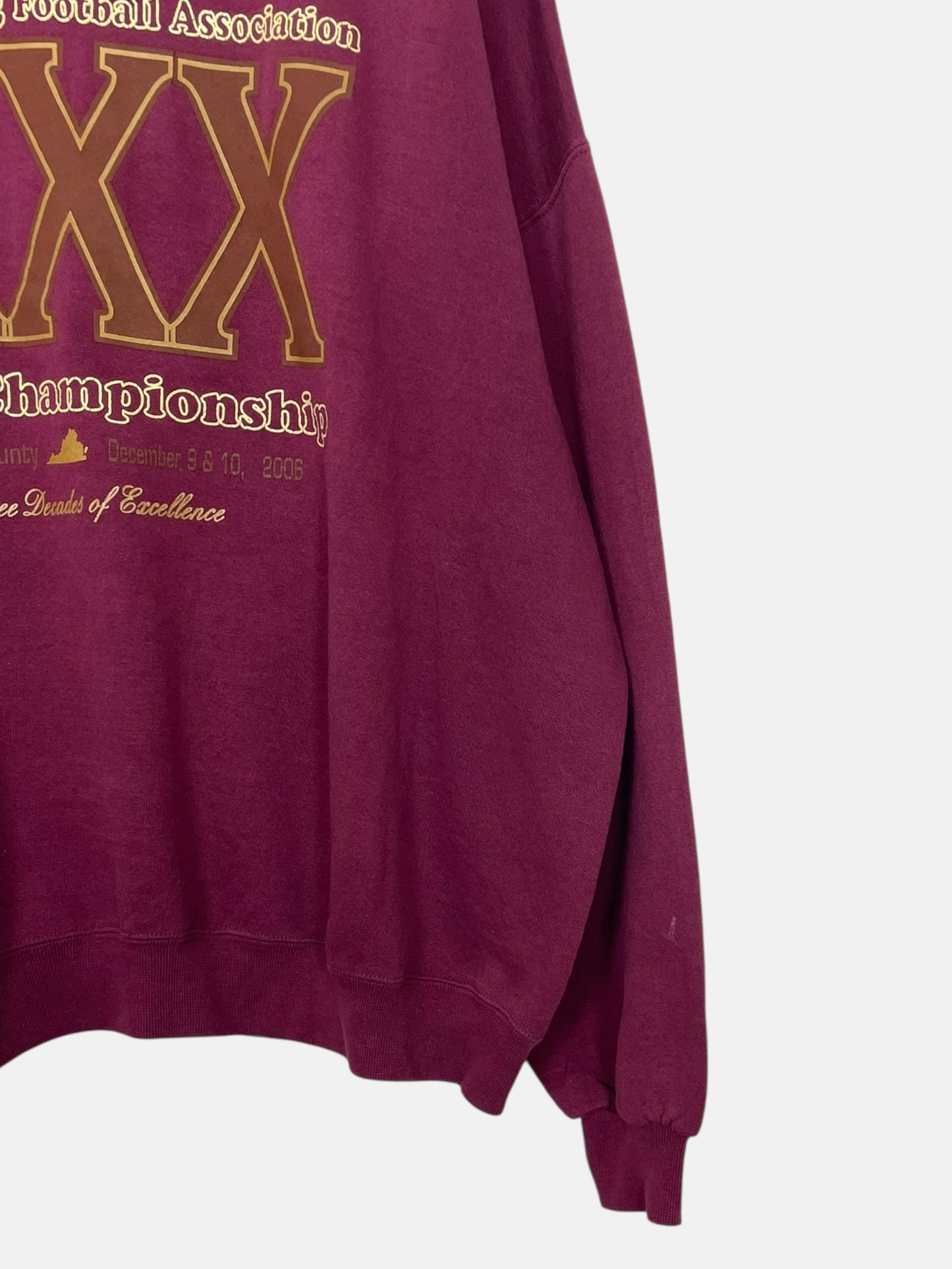 90's Virginia Flag Football Association Vintage Sweatshirt Size 2XL