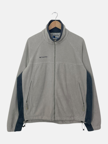 90's Columbia Embroidered Vintage Fleece Jacket Size XL