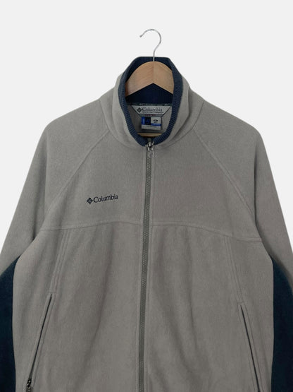90's Columbia Embroidered Vintage Fleece Jacket Size XL