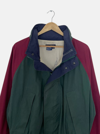 90's Nautica Embroidered Vintage Hooded Jacket Size L