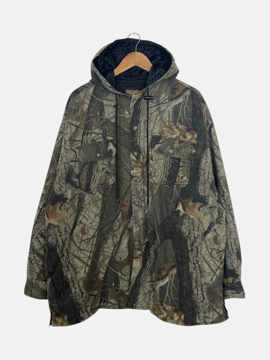 90's New Jersey Devils NHL Embroidered Vintage Mock-Neck Sweatshirt Size M