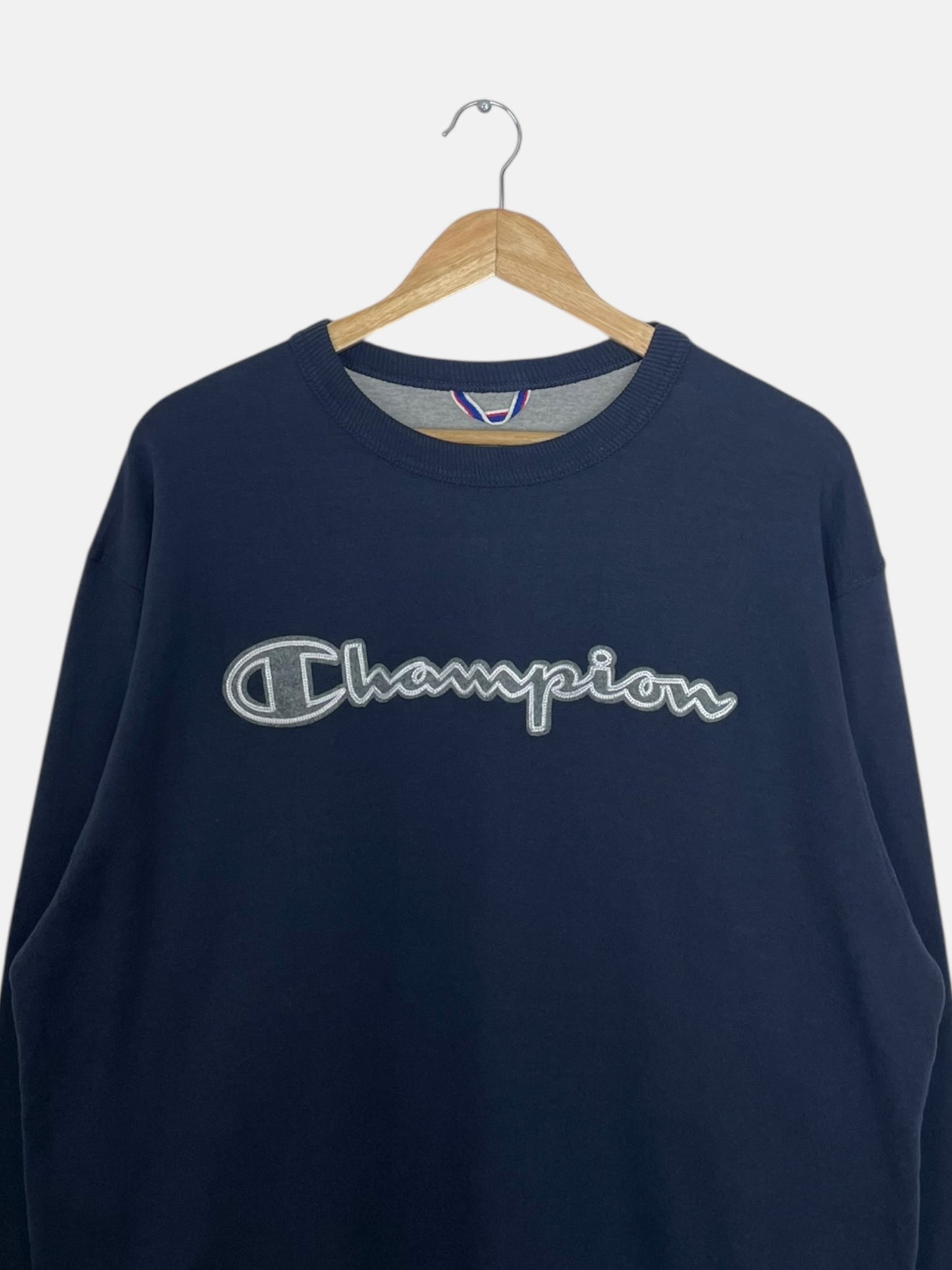 90's Champion Embroidered Vintage Sweatshirt Size L-XL