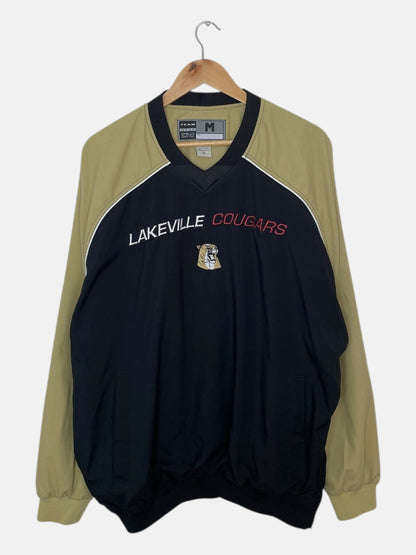 90's Lakeville Cougars Embroidered Vintage Pull-over Jacket Size L