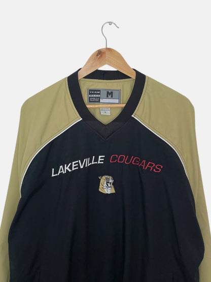 90's Lakeville Cougars Embroidered Vintage Pull-over Jacket Size L