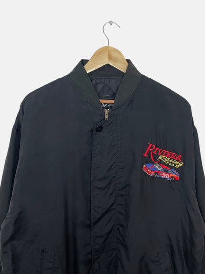 90's Riviera Racing Team Embroidered Vintage Jacket Size L