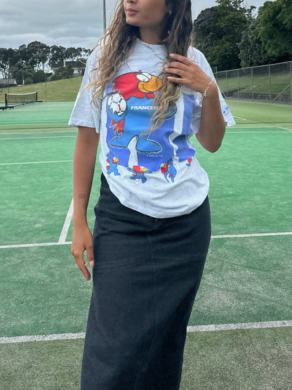 1998 France Soccer World Cup Vintage T-Shirt Size 8