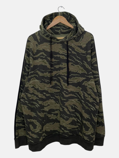 90's Camo Vintage Hooded Sweatshirt Size XL-2XL