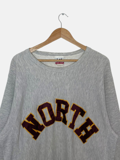 90's North Embroidered Vintage Sweatshirt Size XL-2XL