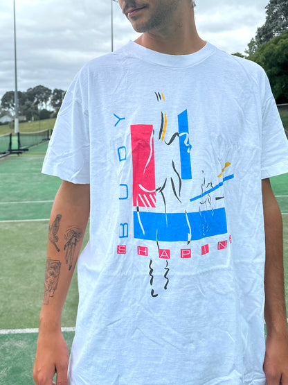 90's Body Shaping USA Made Vintage T-Shirt Size XL