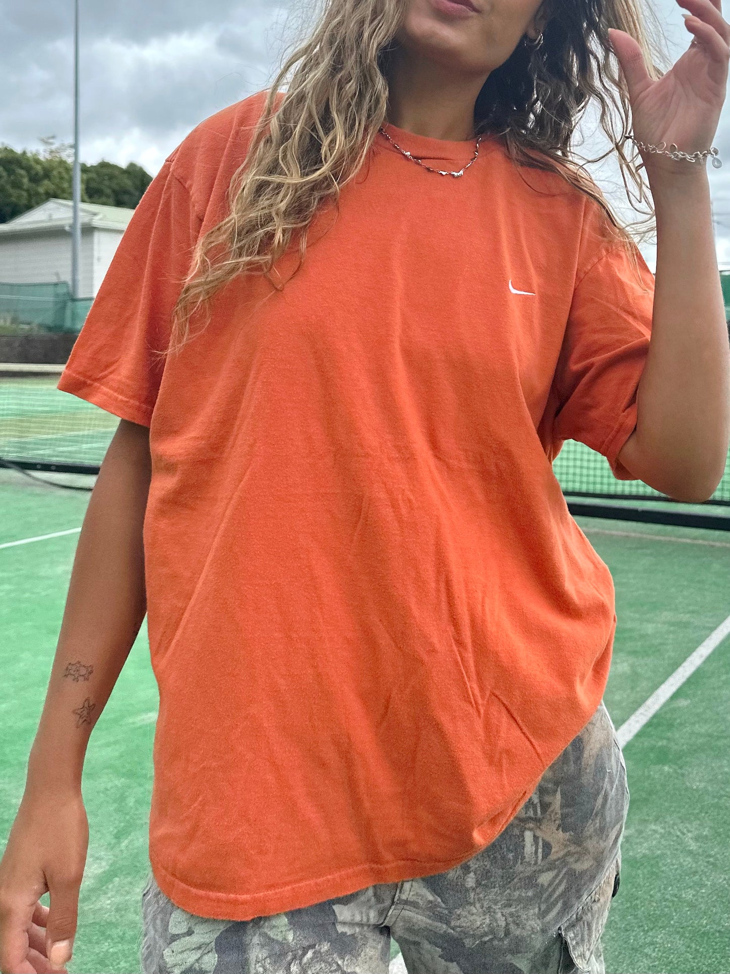 90's Nike Canada Made Embroidered Vintage T-Shirt Size 14