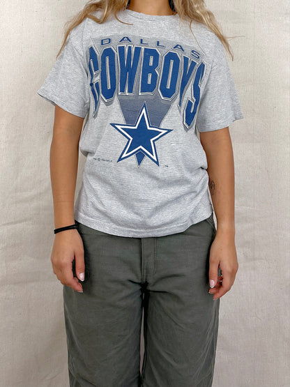 1992 Dallas Cowboys NFL USA Made Vintage T-Shirt Size 10-12