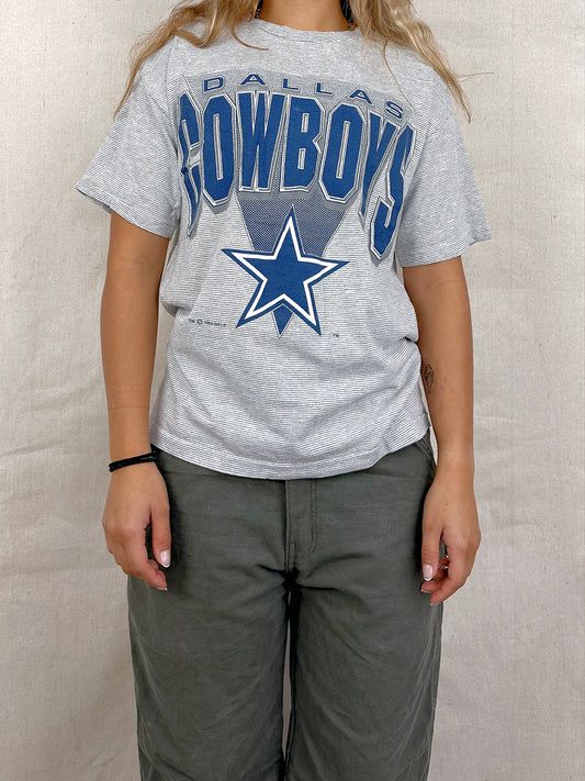1992 Dallas Cowboys NFL USA Made Vintage T-Shirt Size 10-12