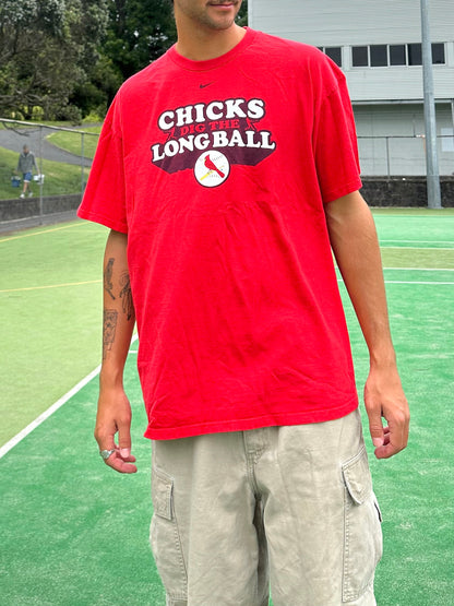 90's Nike St. Louis Cardinals MLB Vintage T-Shirt Size M-L