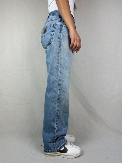 90's Carhartt Heavy Duty Vintage Carpenter Jeans Size 32x30