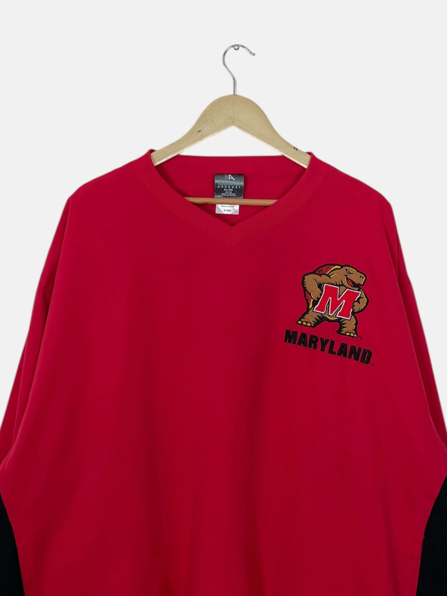 90's Maryland Embroidered Vintage Pull-over Jacket Size 2XL-3XL
