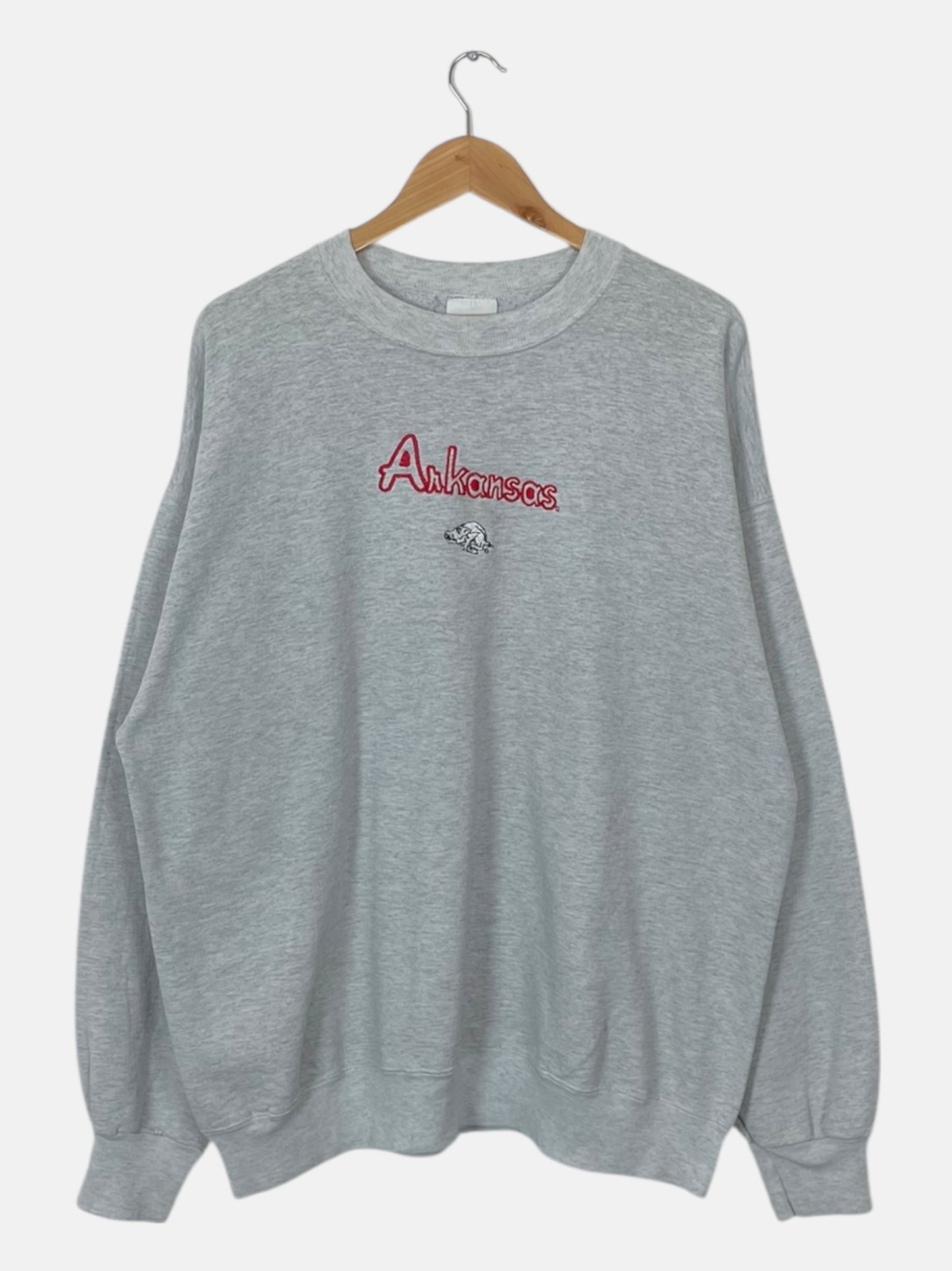 90's Arkansas Razorbacks Embroidered Vintage Sweatshirt Size 2XL