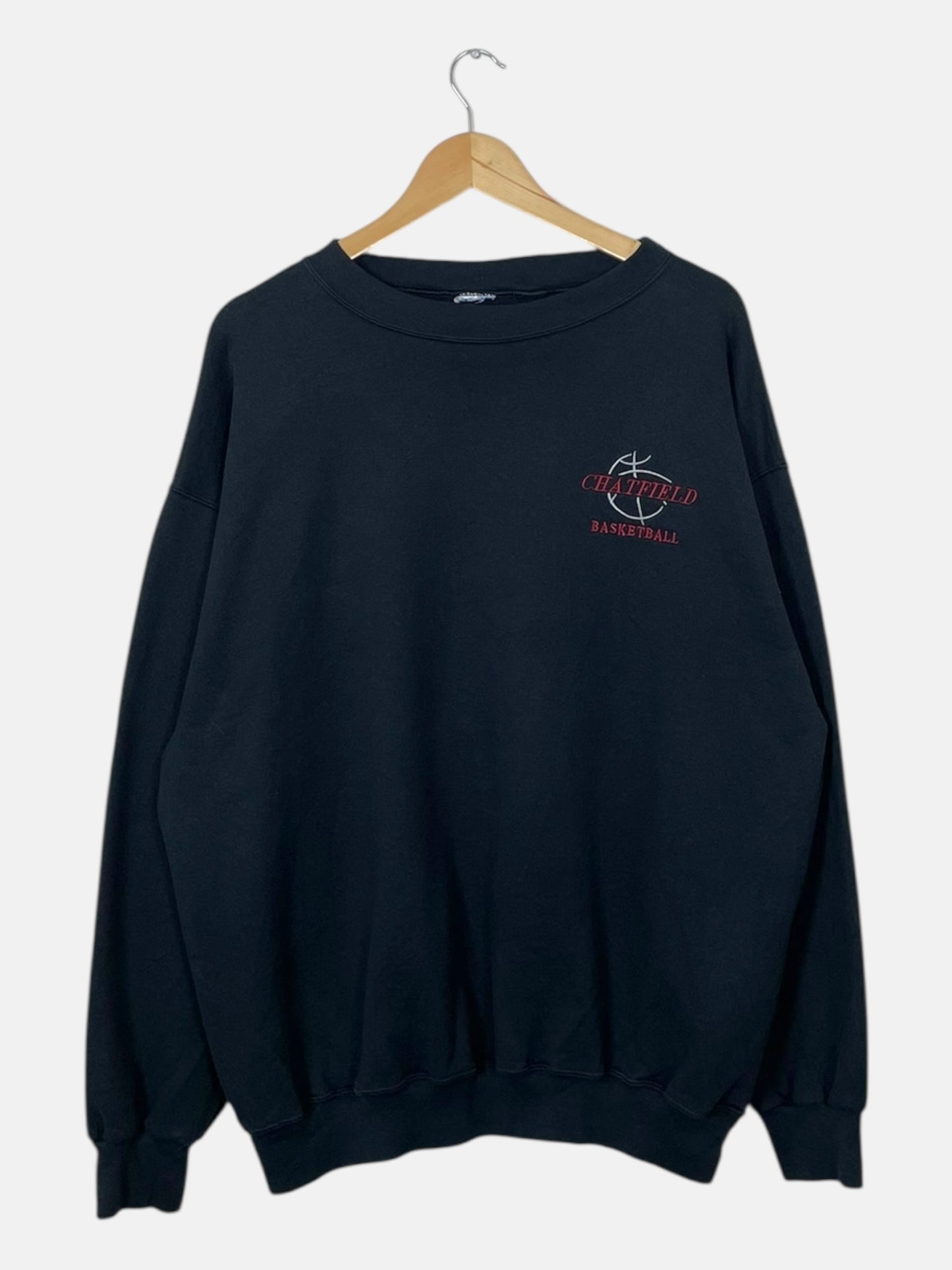 90's Chatfield Basketball Embroidered Vintage Sweatshirt Size XL