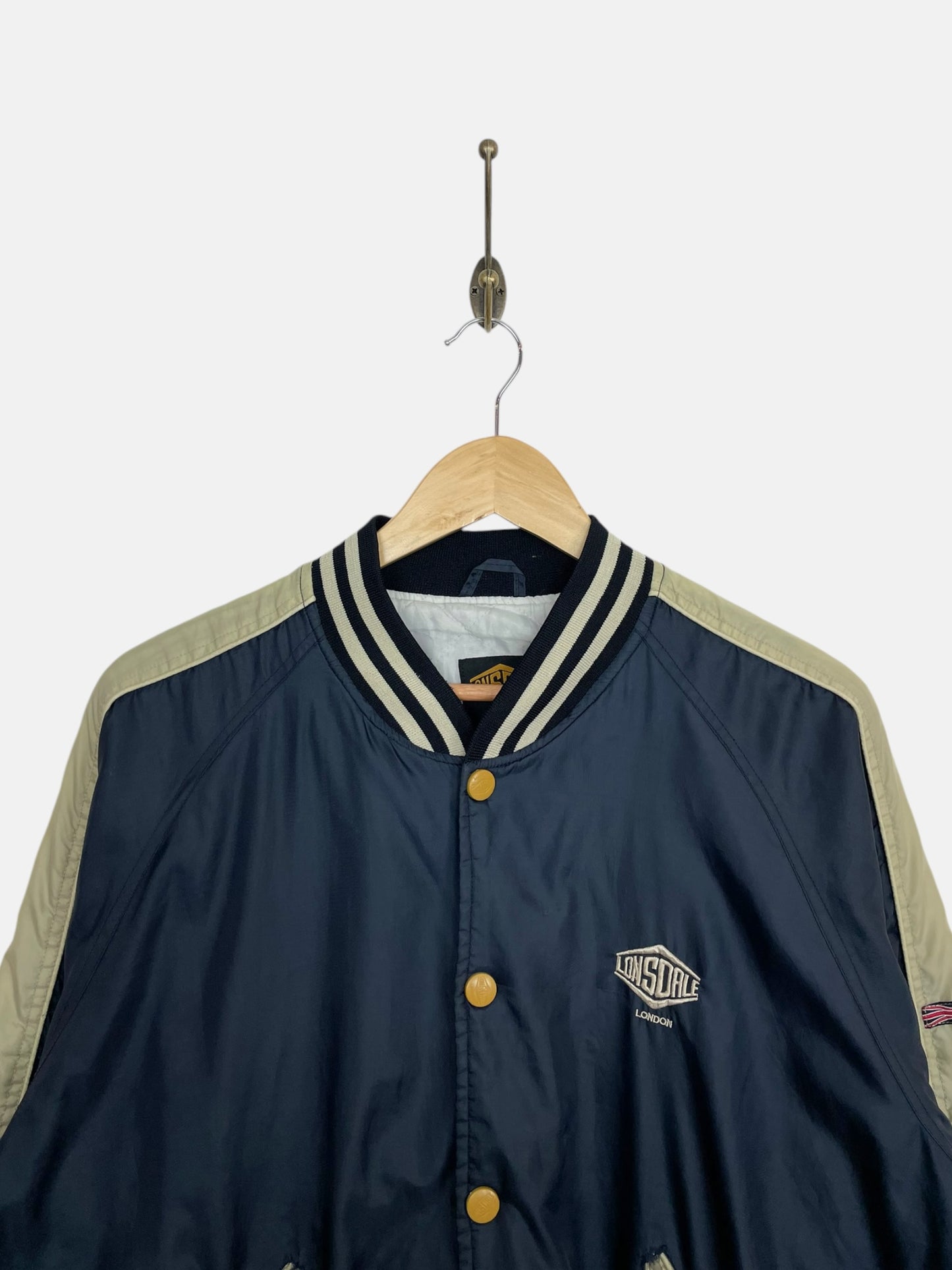 90's Lionsdale Embroidered Vintage Bomber Jacket Size L