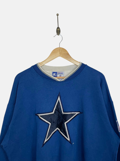 90's Dallas Cowboys Embroidered Vintage Sweatshirt Size L