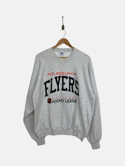 90's Philadelphia Flyers Embroidered Vintage Sweatshirt Size L-XL