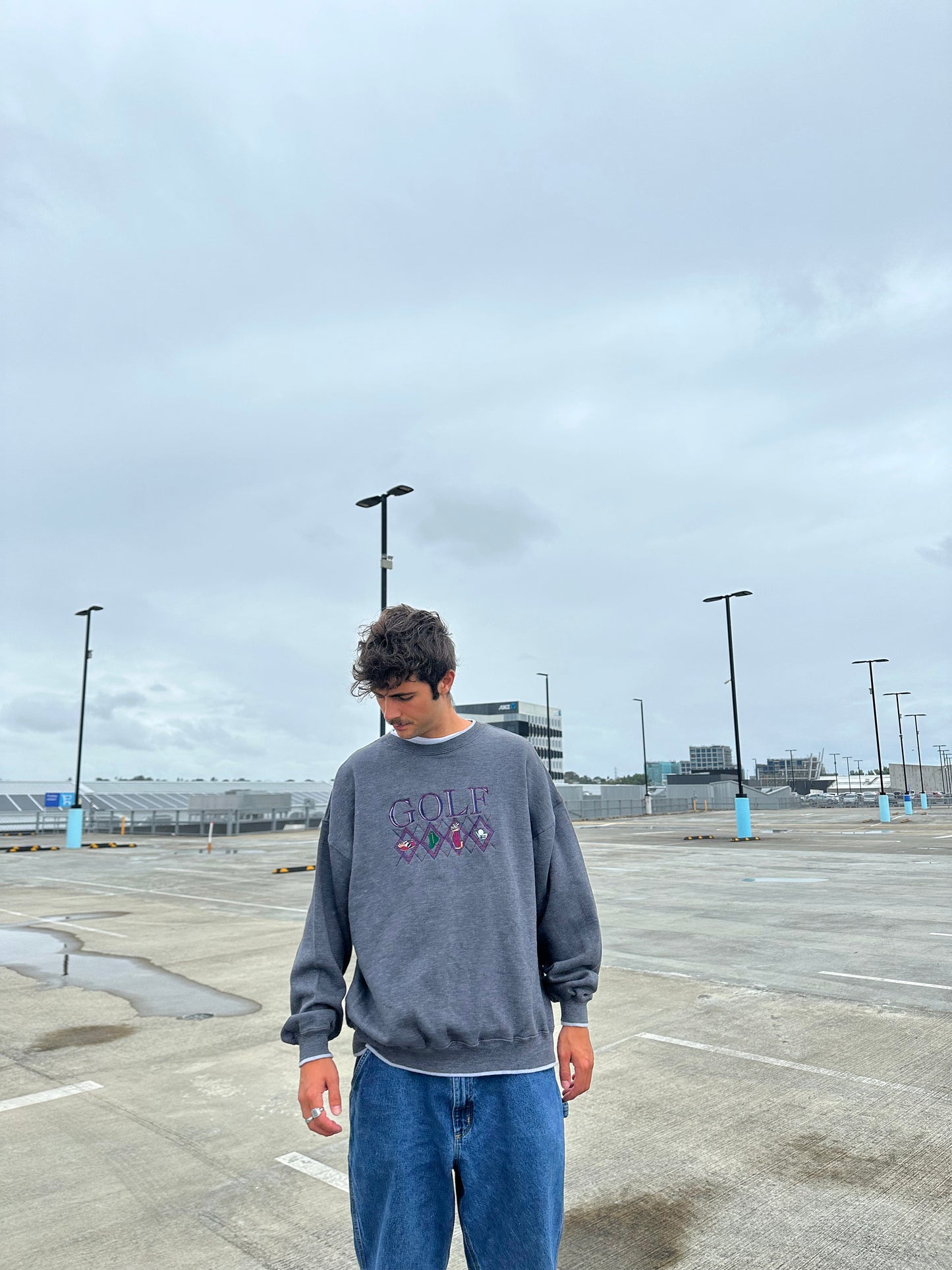 90's Golf Embroidered Vintage Sweatshirt Size XL