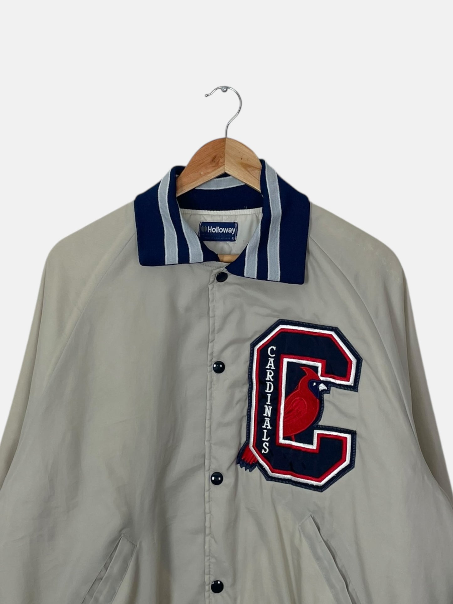 90's Cardinals Embroidered Vintage Stadium Jacket Size L