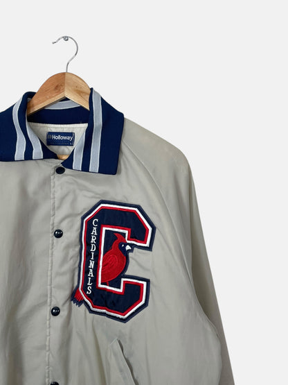 90's Cardinals Embroidered Vintage Stadium Jacket Size L