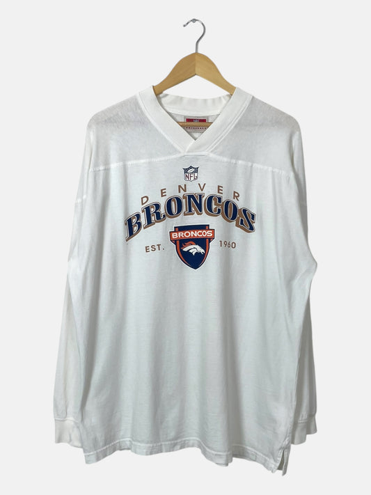 90's Denver Broncos Vintage Long-sleeve T-Shirt Size 2XL