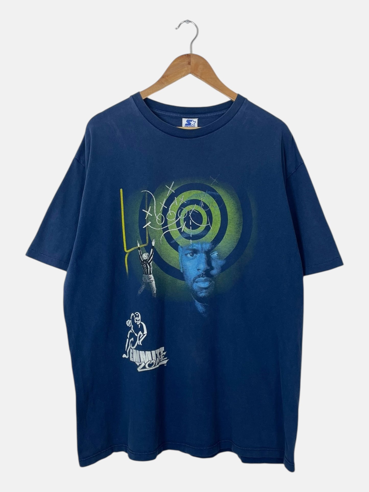 90's Starter Emmitt Smith Zone Vintage T-Shirt Size XL-2XL