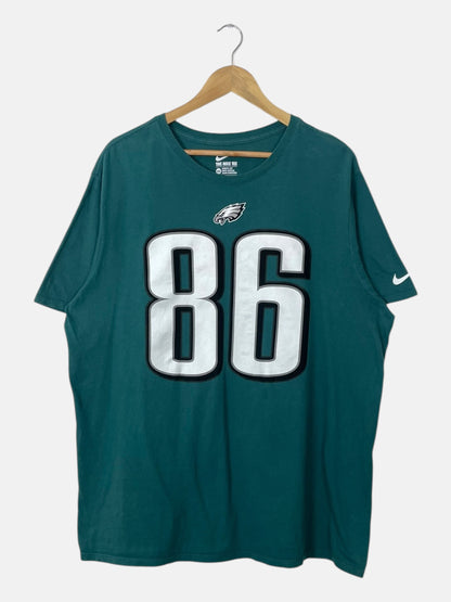 90's Nike Philadelphia Eagles Zach Ertz Vintage T-Shirt Size XL-2XL