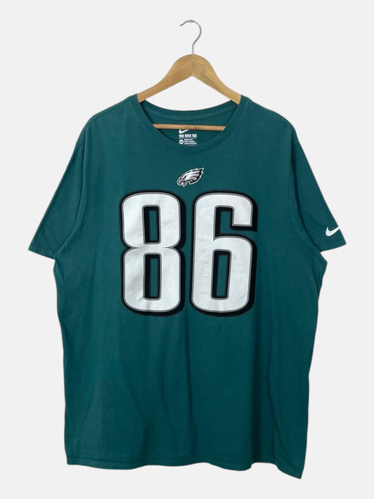 90's Nike Philadelphia Eagles Zach Ertz Vintage T-Shirt Size XL-2XL