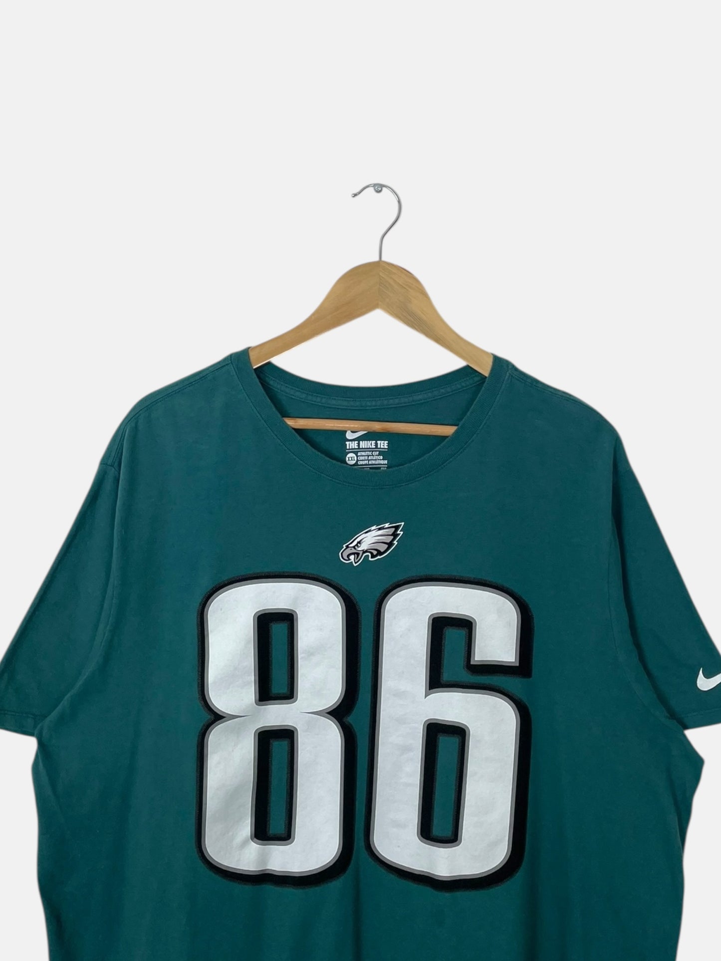 90's Nike Philadelphia Eagles Zach Ertz Vintage T-Shirt Size XL-2XL