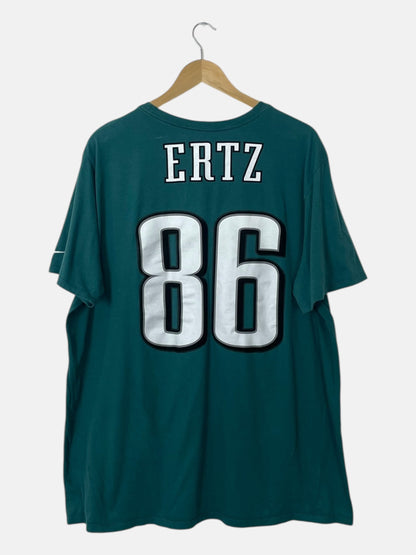 90's Nike Philadelphia Eagles Zach Ertz Vintage T-Shirt Size XL-2XL
