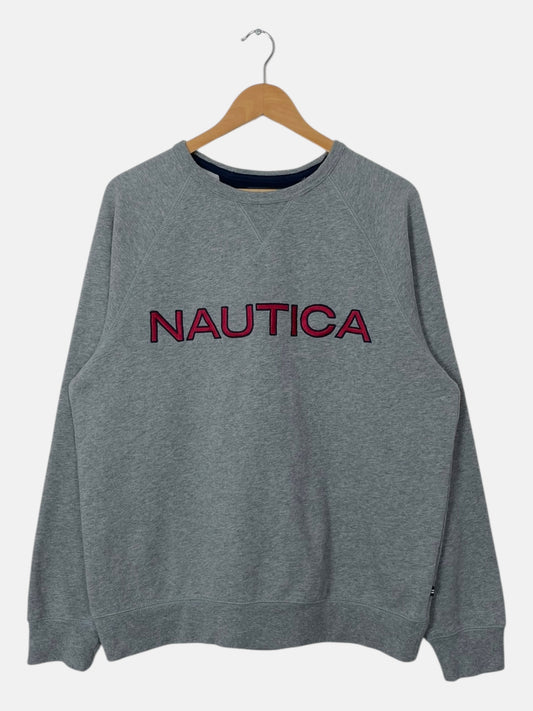 90's Nautica Embroidered Vintage Sweatshirt Size L