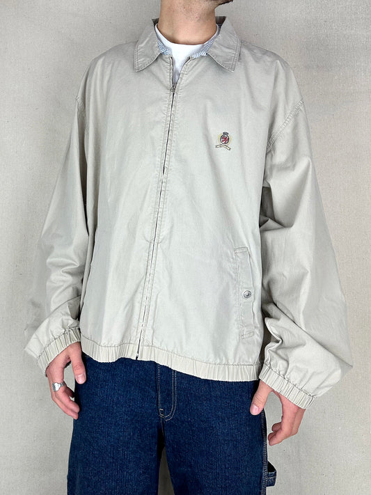 90's Tommy Hilfiger Embroidered Light Jacket Size XL