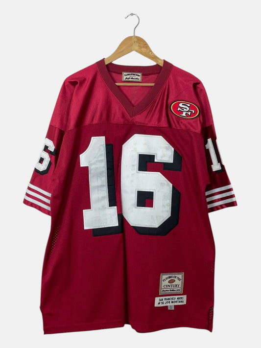 90's San Francisco 49ers Joe Montana Vintage Jersey T-Shirt Size XL-2XL