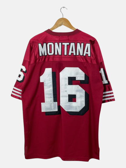 90's San Francisco 49ers Joe Montana Vintage Jersey T-Shirt Size XL-2XL