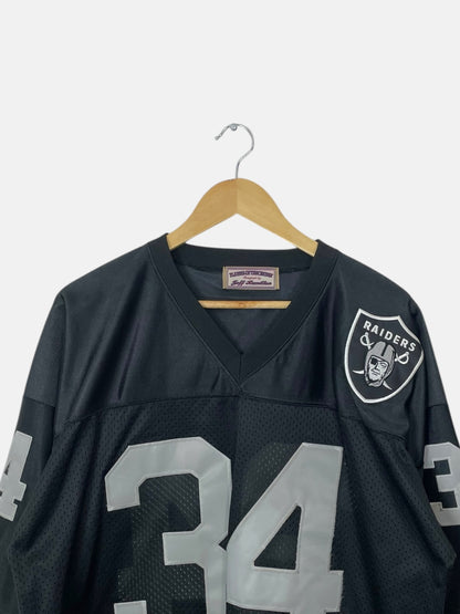 90's Los Angeles Raiders Bo Jackson Vintage Jersey T-Shirt Size XL-2XL