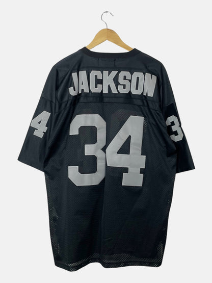 90's Los Angeles Raiders Bo Jackson Vintage Jersey T-Shirt Size XL-2XL