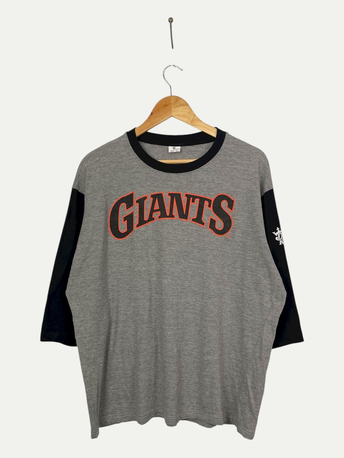 90's Giants Vintage Quarter-sleeve T-Shirt Size 2XL
