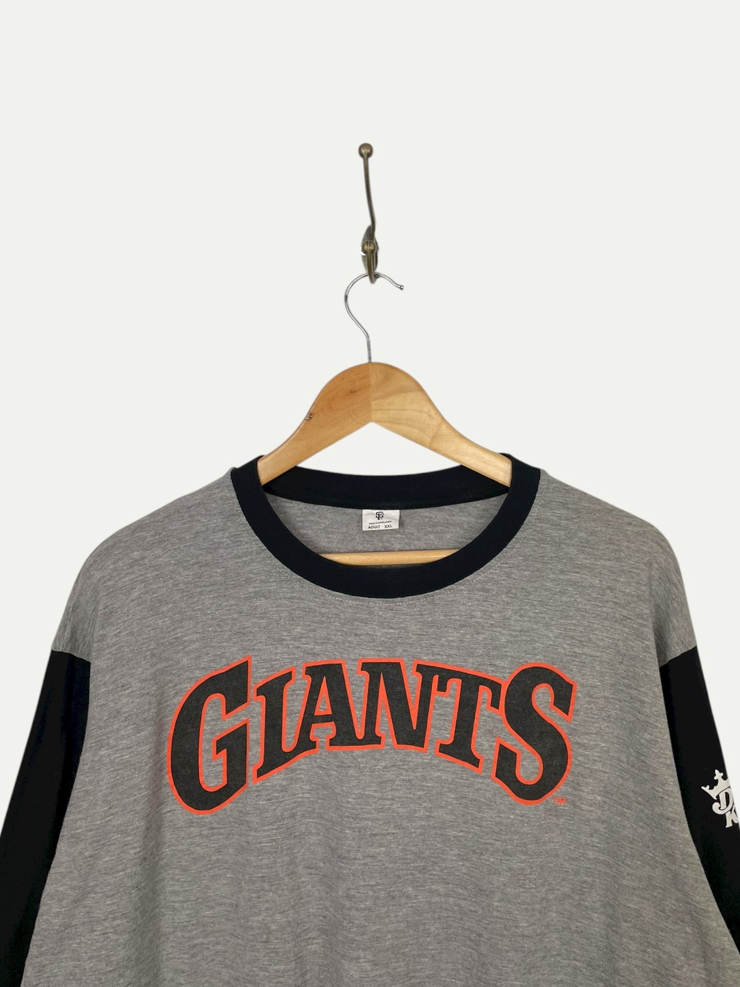 90's Giants Vintage Quarter-sleeve T-Shirt Size 2XL