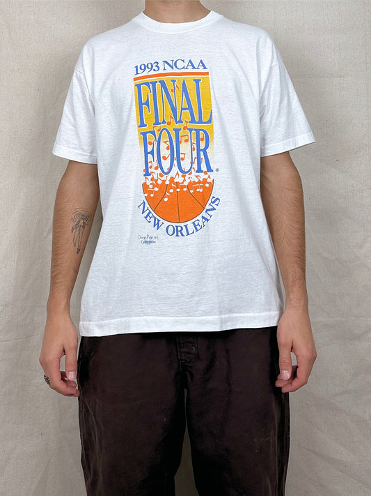 1993 NCAA Kentucky University Wildcats USA Made Vintage T-Shirt Size M-L