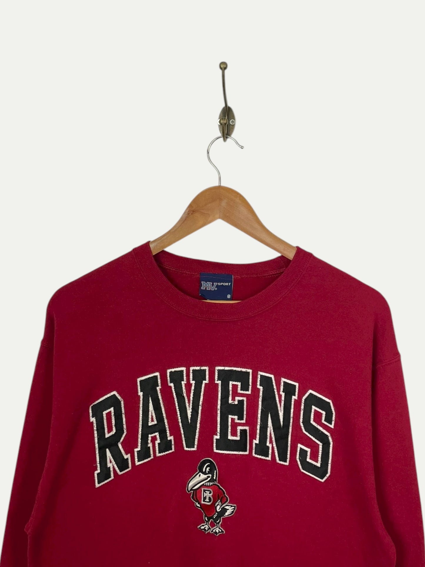 90's Ravens Embroidered Vintage Sweatshirt Size S